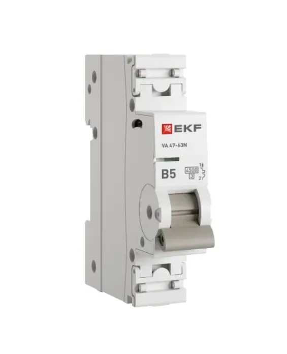 Авт. выкл. 1P 5А (В) 4,5kA ВА 47-63N EKF PROxima M634105B