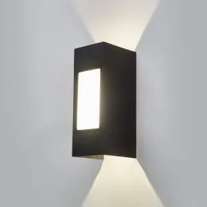 Светильник светодиодный уличный настенный 1638 TECHNO LED IP54 1638 TECHNO LED черный Elektrostandar a054929