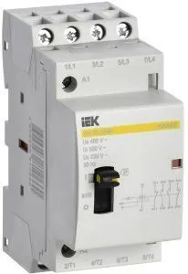 Контактор модульный с ручным управлением КМ20-22МР AC KARAT IEK MKK12-20-22