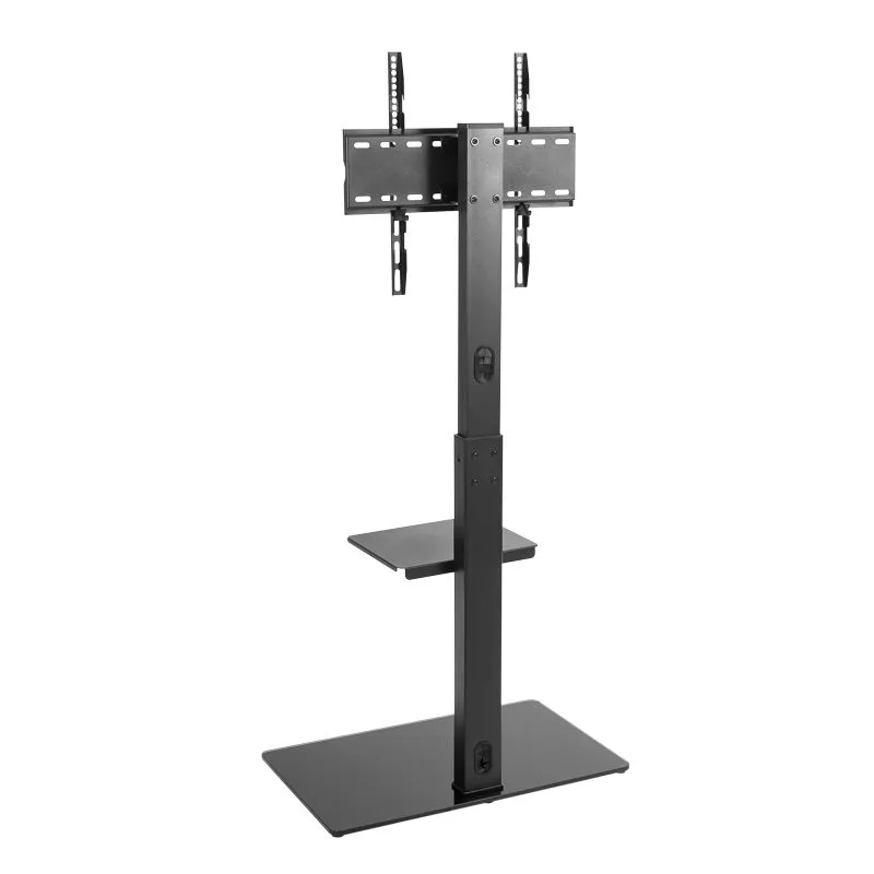 Напольная стойка с кронштейном для телевизора 32"-55", с дополнительной полкой для медиаоборудования, серия PROFI REXANT - Фото 2