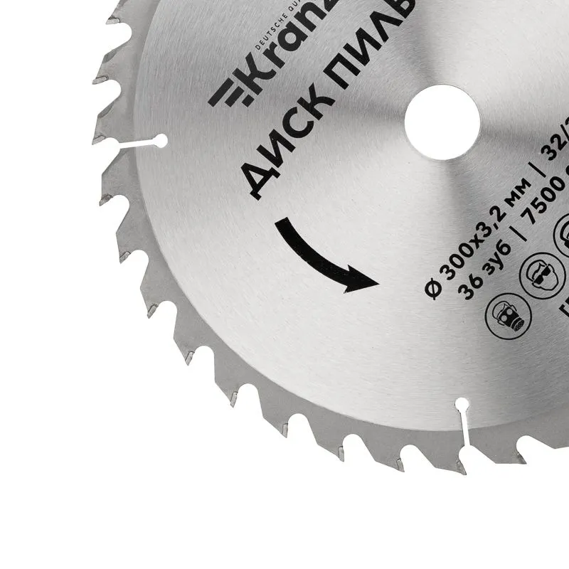 Диск пильный 300 мм х 36 зуб х 32/30 мм KRANZ - Фото 2