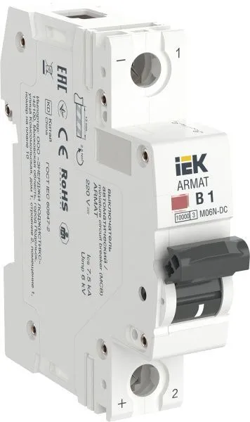 ARMAT Автоматический выключатель M06N-DC 1P B 1А IEK AR-M06N-1-B001DC