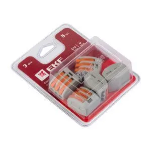 Клемма СМК 222-413 блистер (5шт) plc-smk-413b