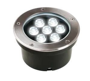 Светильник PGR  R130   7w 4000K 30° Сhrome (грунтовый встраиваемый) IP67 5006607A