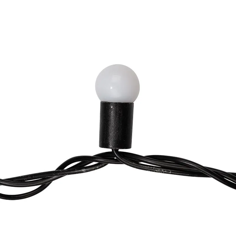 Гирлянда LED ClipLight - МУЛЬТИШАРИКИ 24V, 3 нити по 20 м, медленная смена цвета, цвет диодов RGB - Фото 5