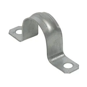 Скоба метал. двухлапковая d25-26 мм (10 шт) EKF PROxima sm-2-25-26-r