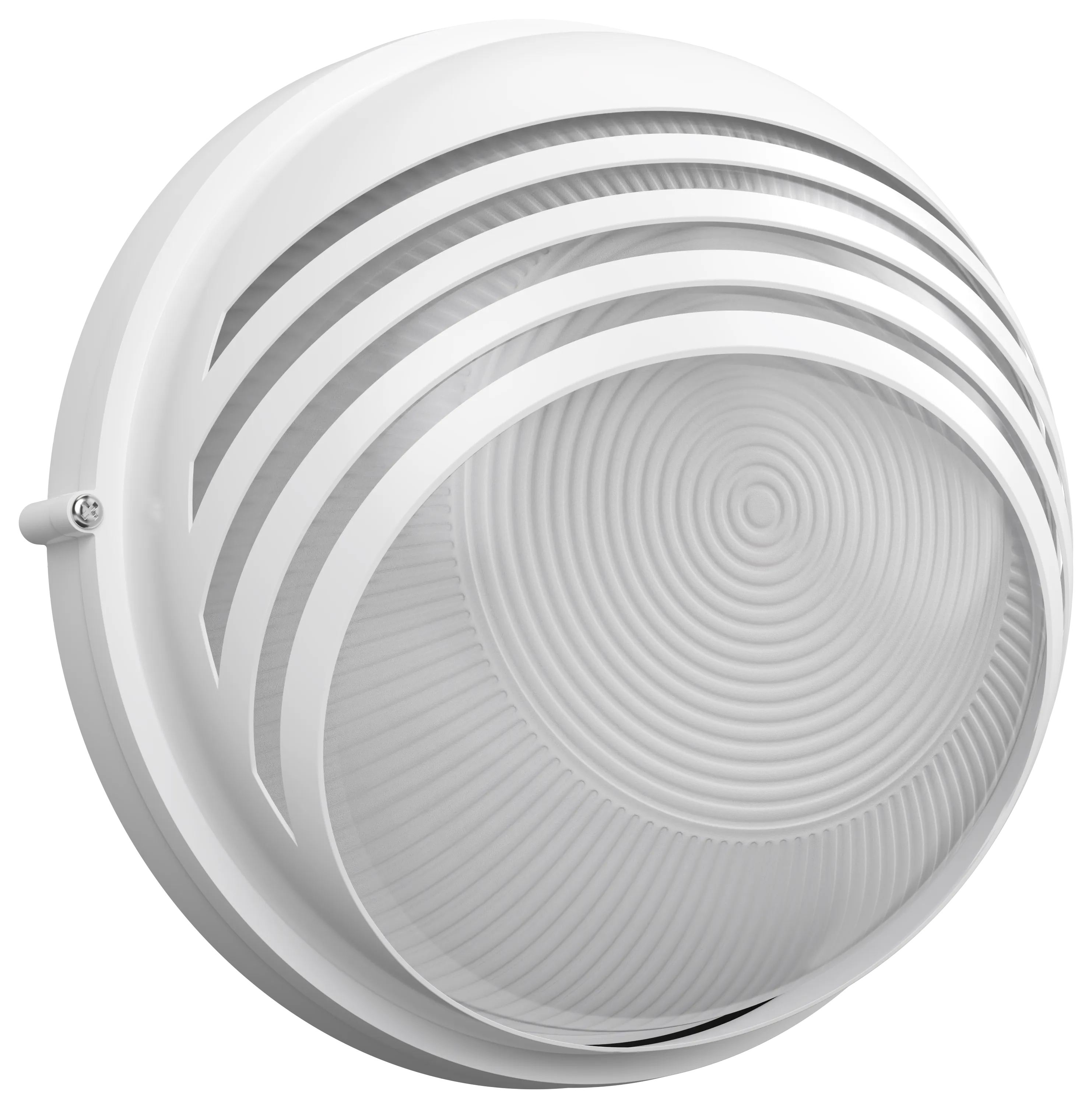 Светильник НПП1107 круг ресничка 100Вт IP54 белый IEK