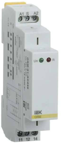 Реле импульсное ORM 1 контакт 230В AC IEK ORM-01-AC230