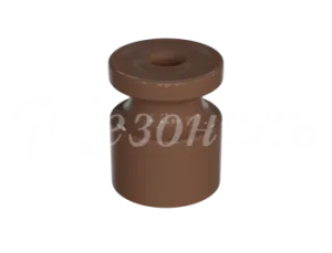 Изолятор пластиковый для наружного монтажа витой электропроводки, D20х24мм, цвет - какао, серия УСАД GE30025-70