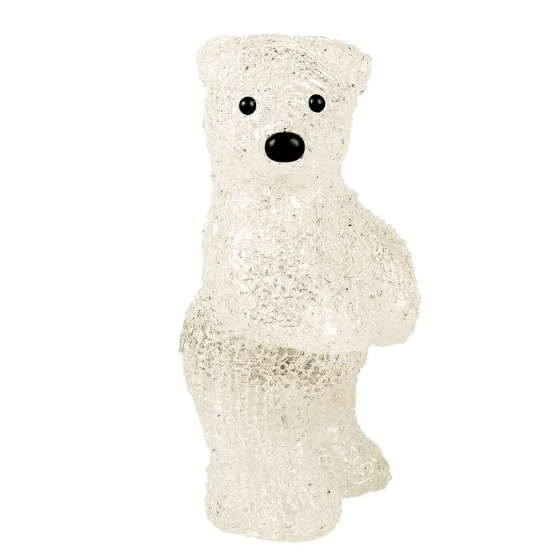 Акриловая светодиодная фигура Медвежонок 12х22х13 см, 4,5 В, 3 батарейки AA (не входят в комплект), 10 светодиодов NEON-NIGHT - Фото 3