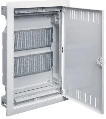 Щит cкрытой установки Multimedia, (631х348х89) IP-30 // Hager - Volta (Белая дверь с перфорацией)
