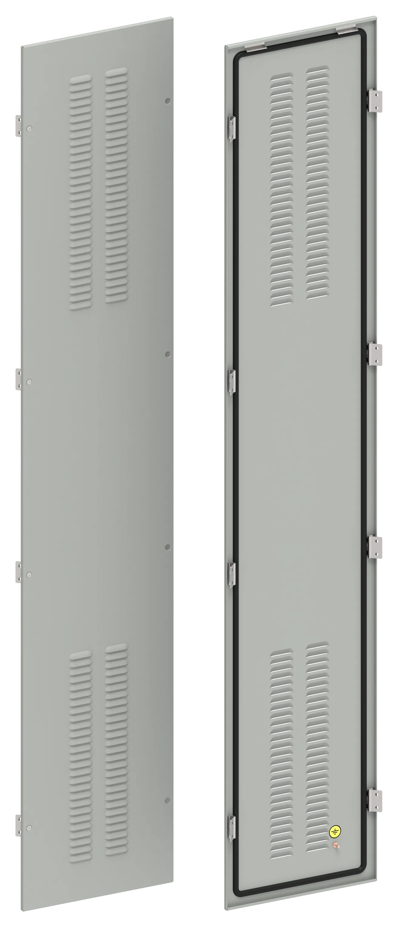 FORMAT Панель боковая вентилируемая 2000х400мм IP31 (2шт/компл) IEK FO-00-PSV-200-040-31