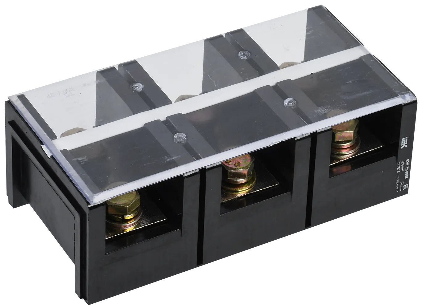 Блок зажимов наборный БЗН TC-6003 300мм2 600A 3 пары IEK