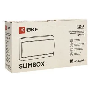 ЩРН-П-18 "SlimBox" белая дверца IP41 EKF - Фото 2