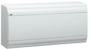 PRIME Корпус пластиковый ЩРН-П-18 модулей навесной белый/белая дверь IP41 IEK MKP82-N-18-WD-41-10