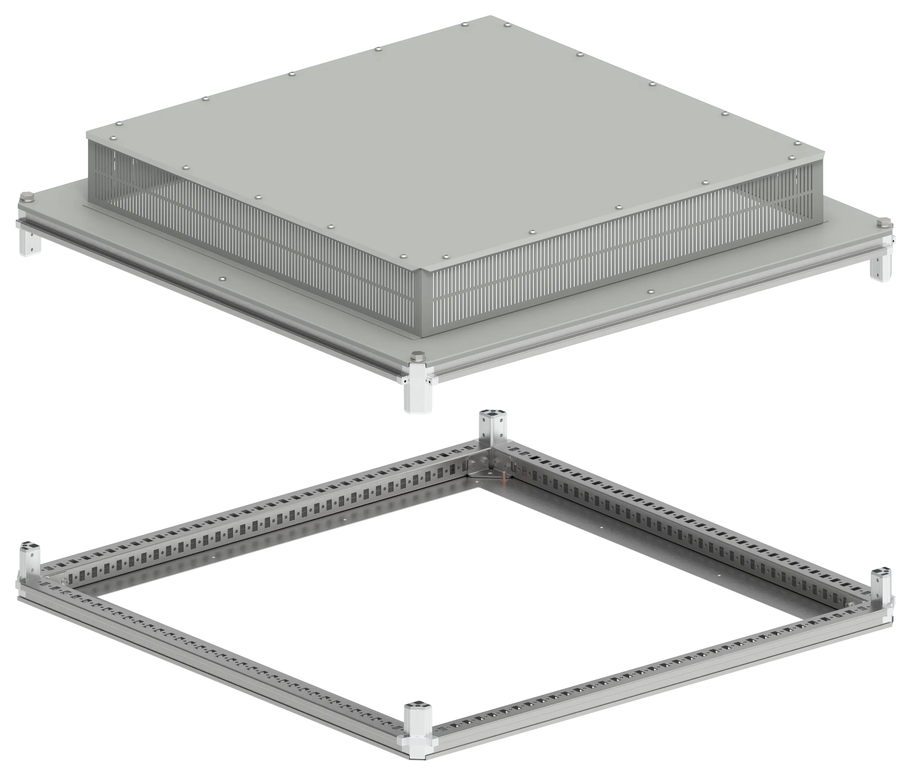 FORMAT Крыша и основание (под фланец) 1000х1000мм IP31 IEK