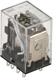 Реле РЭК78/4(MY4) с индикацией 3А 12В AC IEK RRP20-4-03-012A-LED
