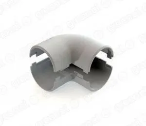 Поворот разъемный (угол) для труб D16мм (40/1800шт) GE50163