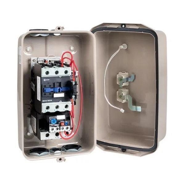 Пускатель в корпусе КМЭ 50А 230В с РТЭ Ir-37-50А и индик. IP65 EKF - Фото 8