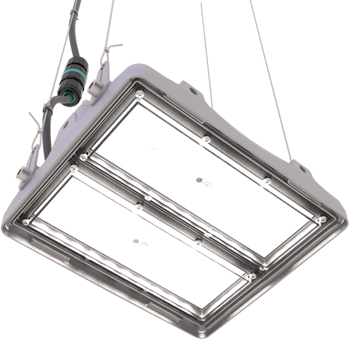 Светильник L-pixel 1/50/Д/850/01/R5/I1-D1/MT-KM/220AC IP66 RAL7035 LEDEL