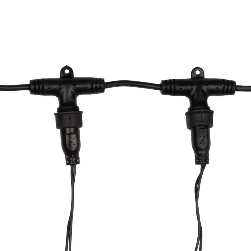 Гирлянда светодиодная Занавес 2х3м 760 LED БЕЛЫЙ черный ПВХ IP65 постоянное свечение 230В блок в комплекте NEON-NIGHT - Фото 5