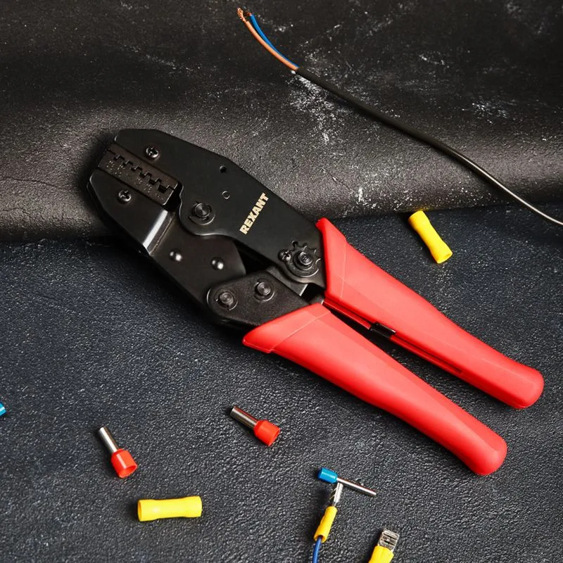 Кримпер HT-336E для обжима штыревых наконечников 0,5-4,0мм REXANT - Фото 2