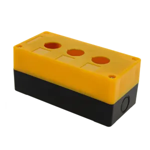 КП103 пластиковый 3 кнопки желтый EKF cpb-103-o