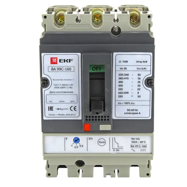 ВА-99C 160/125А 3P 35кА EKF - Фото 6