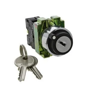 Переключатель BG73 3P с замком возвратный 2NO EKF xb2-bg73