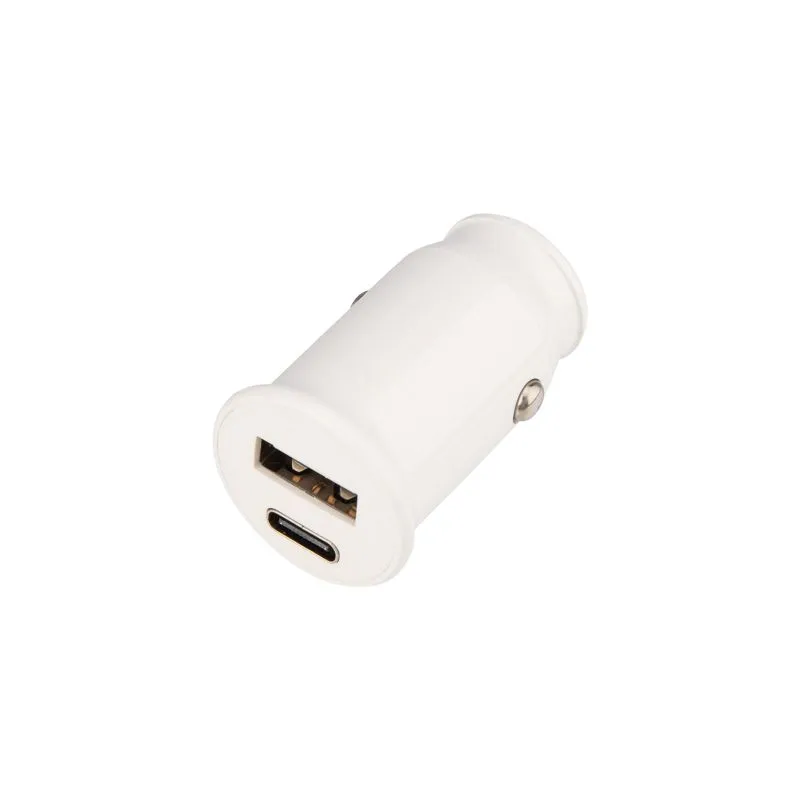 Автозарядка в прикуриватель REXANT АЗУ USB-A+USB-C, 2.4 A белая - Фото 4
