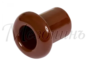 Втулка межстеновая фарфор, цвет - коричневый (2шт/уп), ТМ "МЕЗОНИНЪ" GE70010-04 GE70010-04