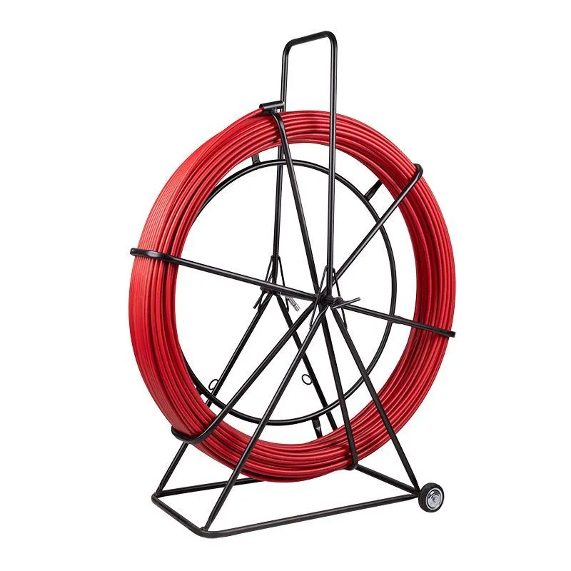 Протяжка кабельная (УЗК в тележке), стеклопруток, d=11,0мм, 50м, красная REXANT 47-1150