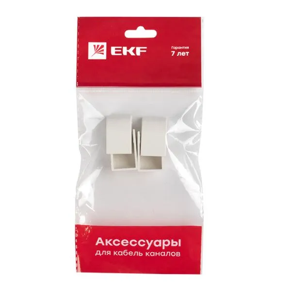 Заглушка (16х16) (4 шт) белая EKF-Plast