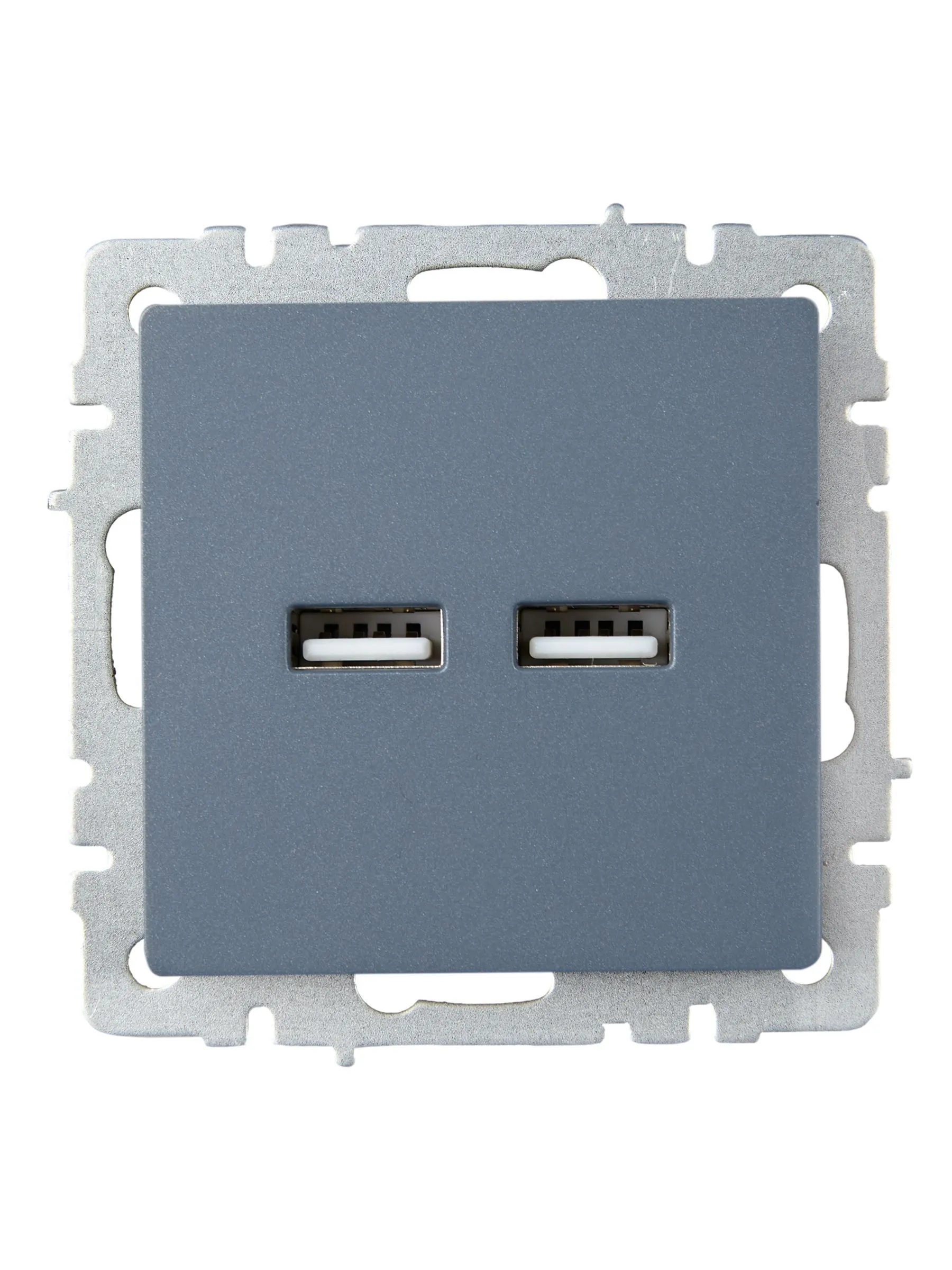 BRITE Розетка USB A+A 5В 3,1А РЮ10-1-БрМ маренго IEK - Фото 3