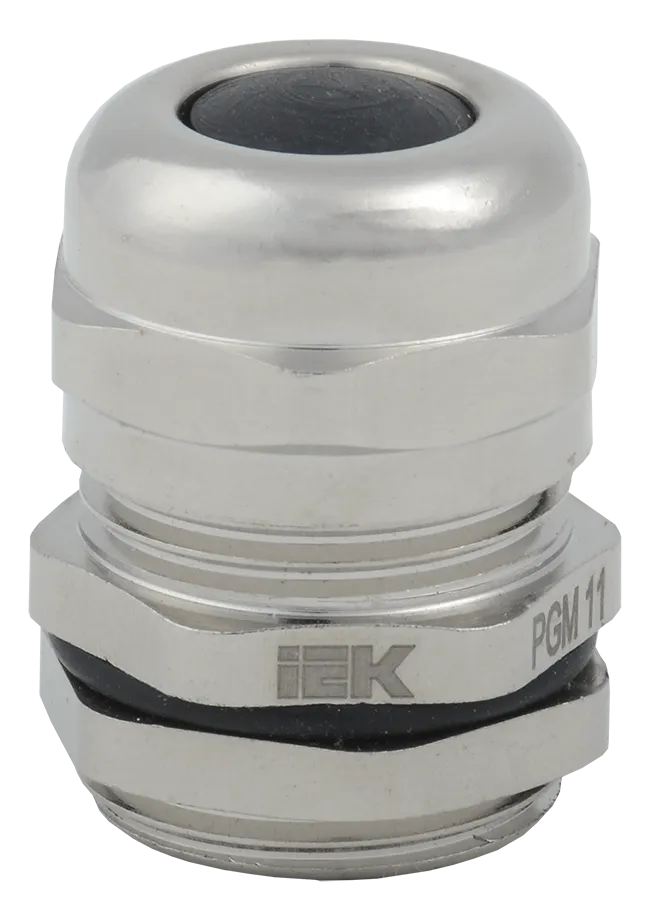 Сальник PGM 11 металлический диаметр проводника 5-10мм IP68 IEK