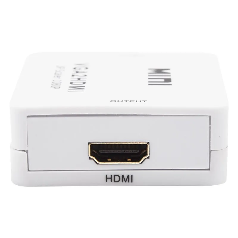 Конвертер VGA + Стерео 3,5мм на HDMI, пластик, белый REXANT - Фото 4