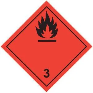 Знак наклейка "Кл.3" (250x250) EKF an-7-03