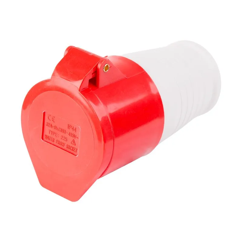 Розетка 225 переносная 3Р+РЕ+N 32А 380В IP44 REXANT - Фото 2