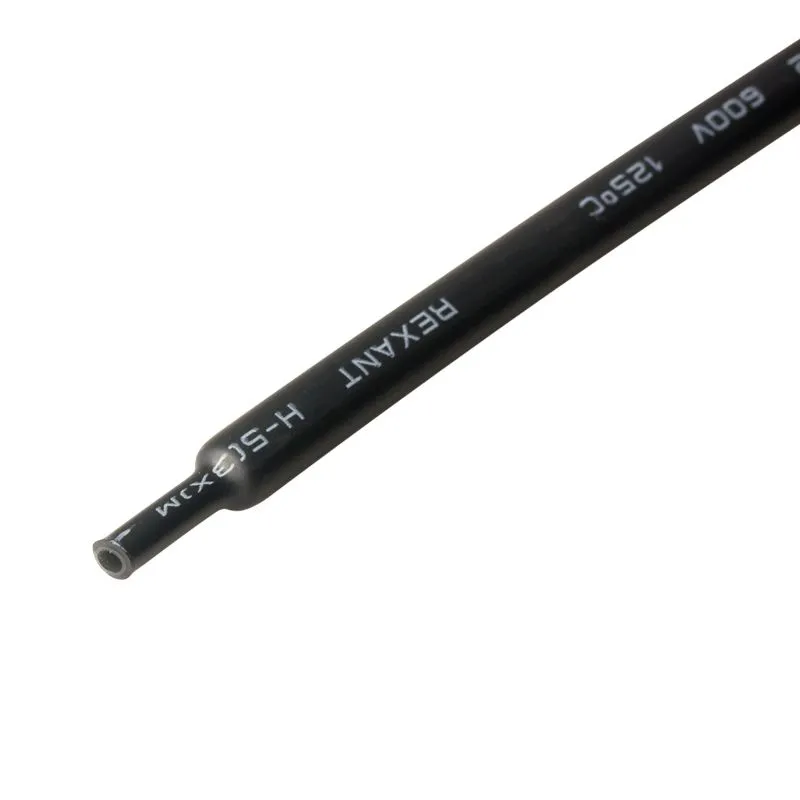 Трубка термоусаживаемая СТТК (3:1) двустенная клеевая 6,0/2,0мм, черная, упаковка 10 шт. по 1м REXANT - Фото 2