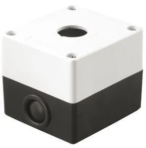 Корпус поста КП101 для кнопок управления 1 место белый IEK BKP10-1-K01