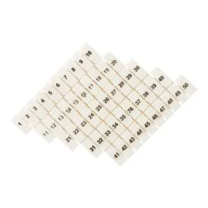 Маркеры для JXB-ST 1,5 с нумерацией 1-50 (100 шт.) EKF zb-st-1.5-1-50