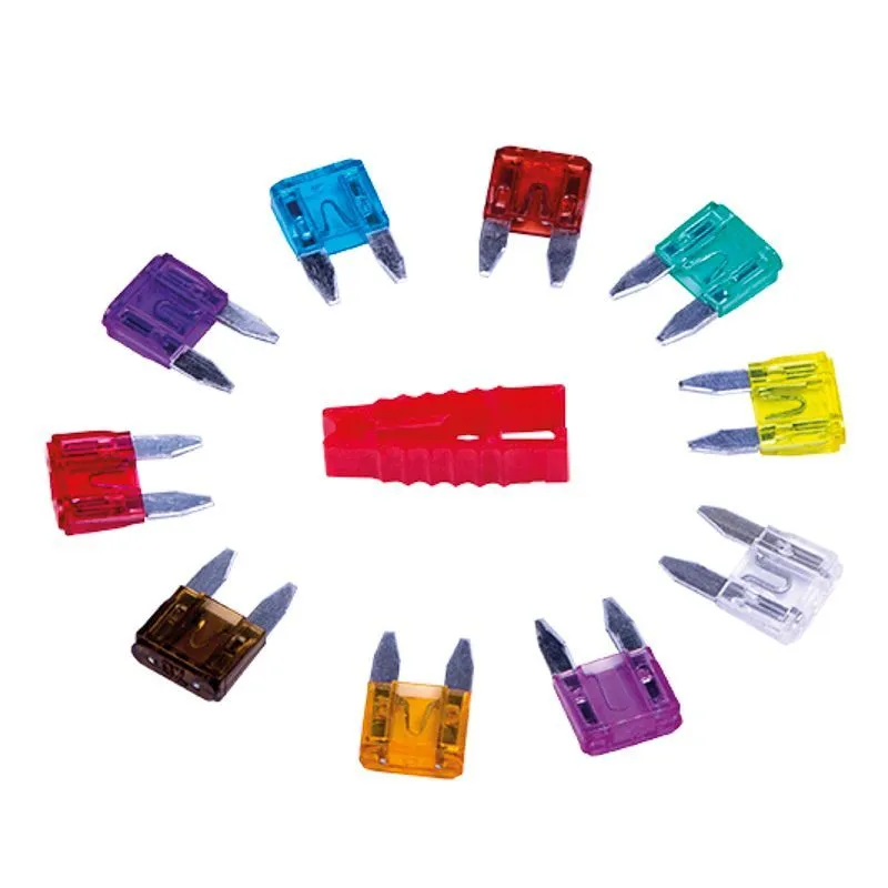 Набор автомобильных предохранителей Мини, в блистере REXANT 80-7021