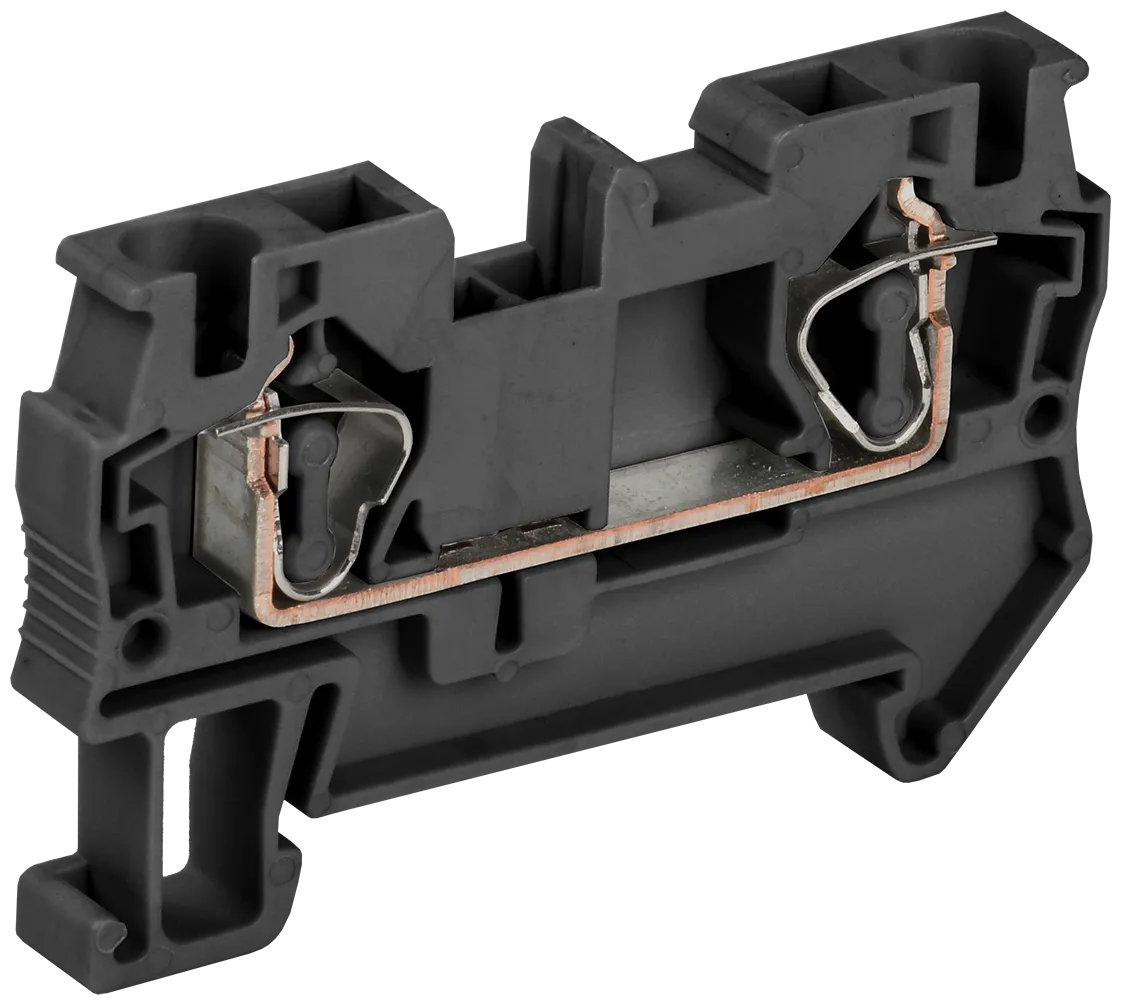 Клемма пружинная КПИ 2в-4 41А черная IEK