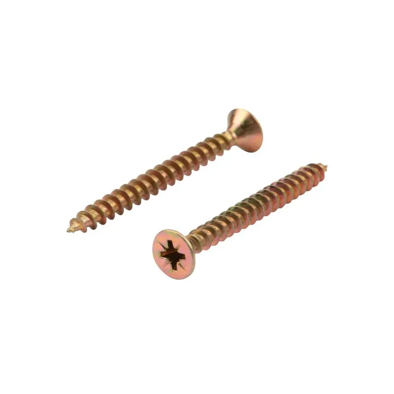 Саморез универсальный KRANZ 5х50, желтый цинк, короб (100 шт./уп.) - Фото 4