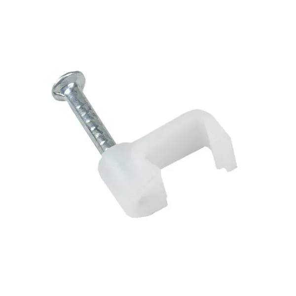 Скоба крепежная квадратная (плоская) (6мм.) (50шт.) EKF - Фото 2