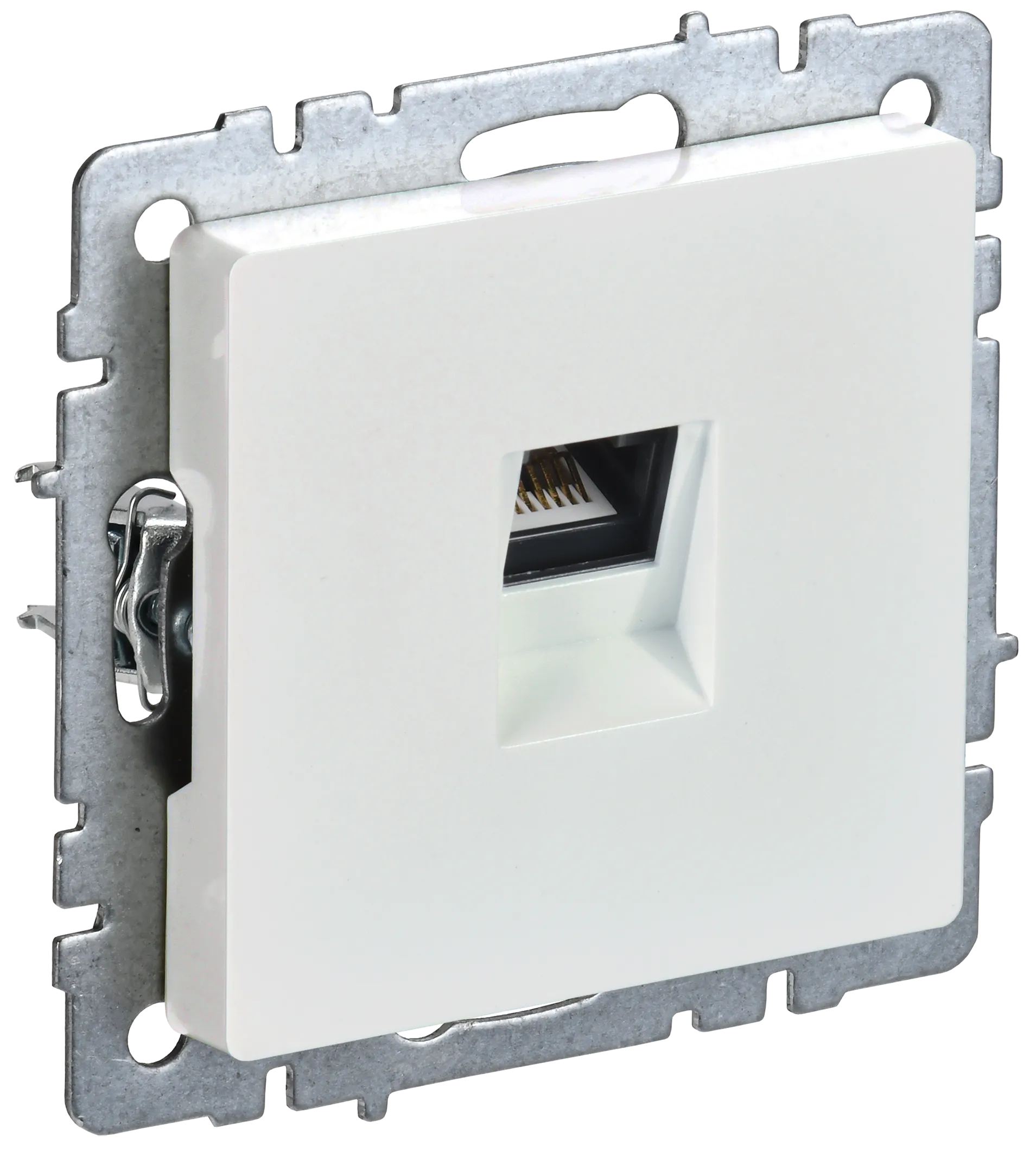 BRITE Розетка компьютерная RJ45 кат.5E РК10-БрЖ жемчуг IEK