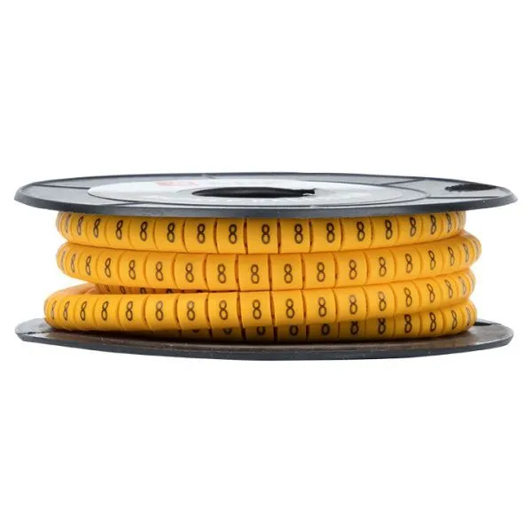 Маркер кабельный 1,5 мм2 "8" (1000 шт.) (ЕС-0) EKF - Фото 3