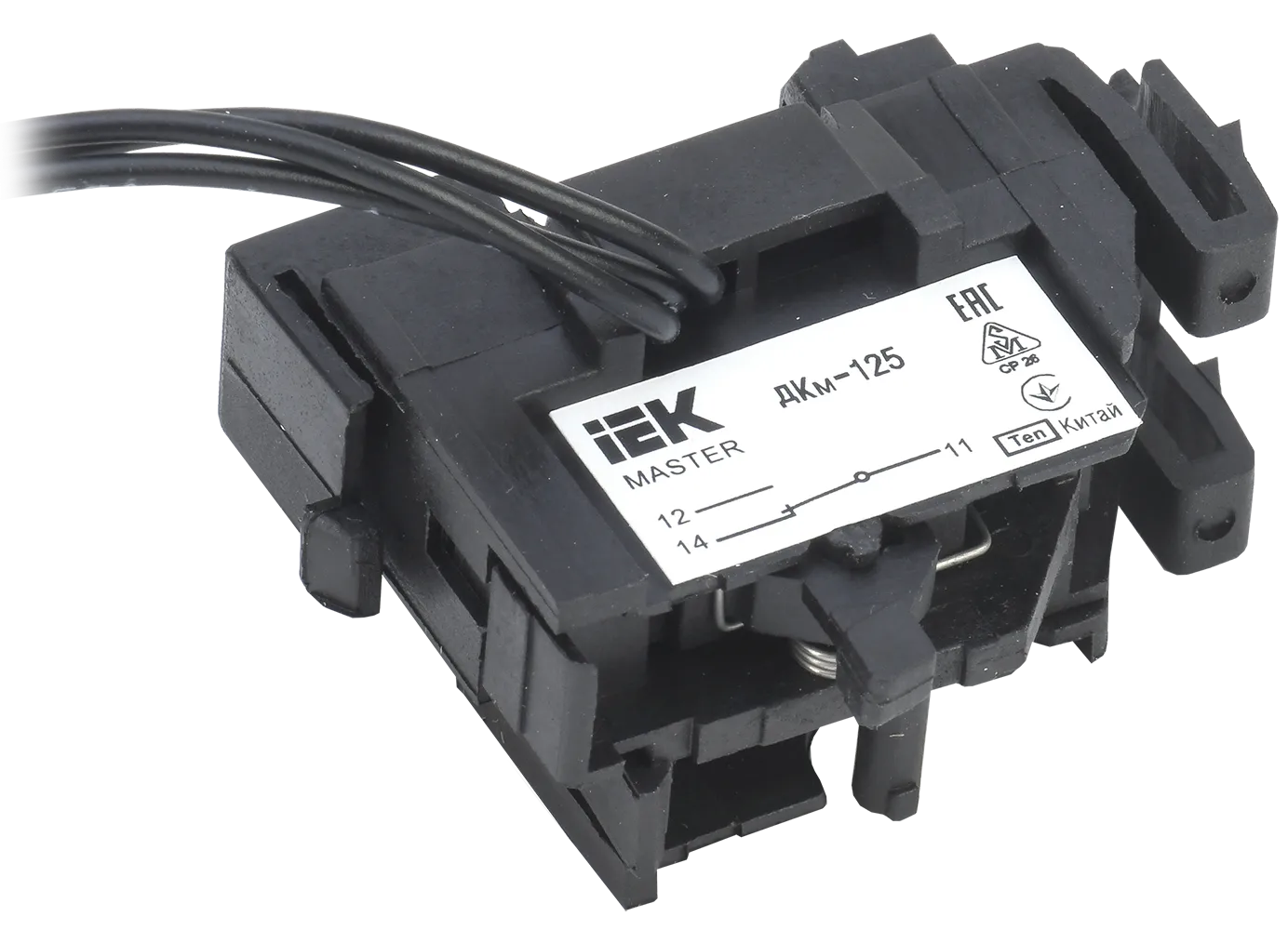 Контакт дополнительный ДКм-125 (ДКм-32) MASTER IEK SVA10D-DK-1-02