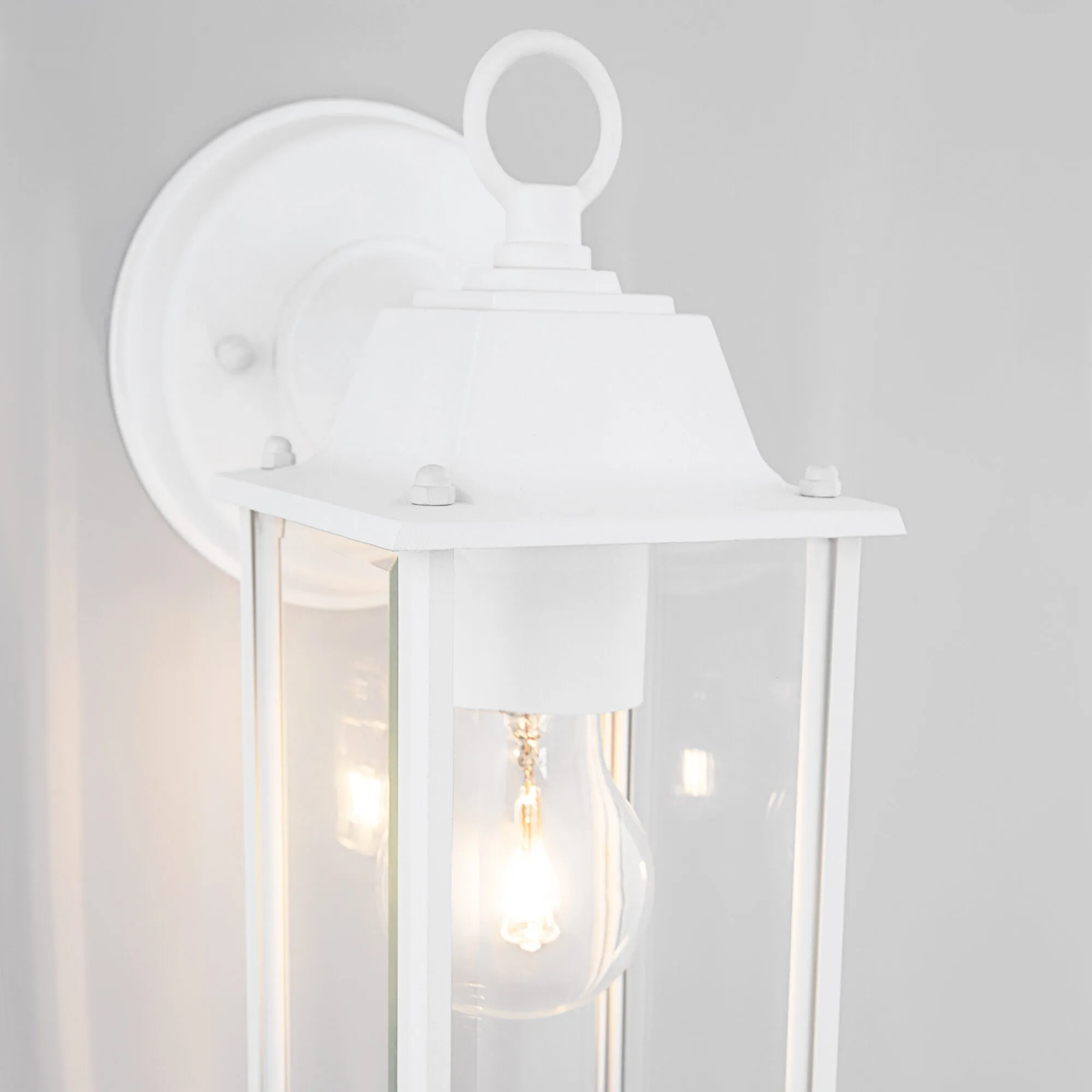 Светильник уличный настенный Brick белый GL 1008D Elektrostandard - Фото 3