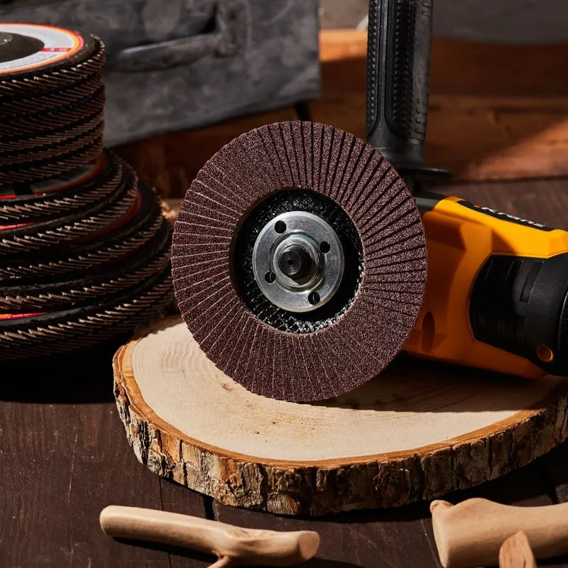 Круг лепестковый торцевой, P24, 125х22,2мм KRANZ - Фото 4